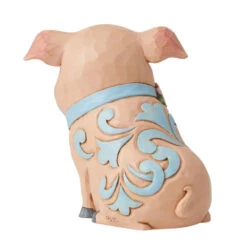 Enesco Jim Shore Mini Pig Figurine, 3.5" 6 Enesco Jim Shore Mini Pig Figurine, 3.5" -Hallmark Jim Shore Mini Pig Figurine 6012426 02