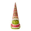 Enesco Jim Shore Dr. Seuss Naughty/Nice Grinch Gnome Figurine, 8.19" 1 Enesco Jim Shore Dr. Seuss Naughty/Nice Grinch Gnome Figurine, 8.19" -Hallmark Jim Shore NaughtyNice Grinch Gnome Figurine 6012704 01