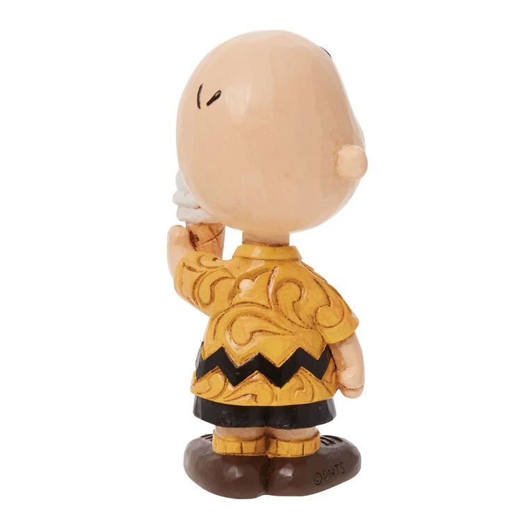 Enesco Jim Shore Peanuts Mini Charlie Brown With Ice Cream Cone Figurine, 3.25" 4 Enesco Jim Shore Peanuts Mini Charlie Brown With Ice Cream Cone Figurine, 3.25" - Image 2