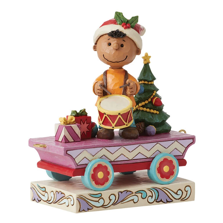 Enesco Jim Shore Peanuts Franklin Holiday Train Car Figurine, 4.75" 3 Enesco Jim Shore Peanuts Franklin Holiday Train Car Figurine, 4.75"