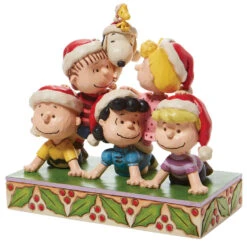 Enesco Jim Shore Peanuts Holiday Pyramid Figurine, 6.5" -Hallmark Jim Shore Peanuts Holiday Pyramid Figurine 6008953 03