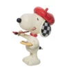 Enesco Jim Shore Peanuts Mini Snoopy Artist Figurine, 3.25" 2 Enesco Jim Shore Peanuts Mini Snoopy Artist Figurine, 3.25" -Hallmark Jim Shore Peanuts Mini Snoopy Artist Figurine 6011956 01