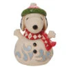 Enesco Jim Shore Peanuts Mini Snoopy Snowman Figurine, 3.5" 2 Enesco Jim Shore Peanuts Mini Snoopy Snowman Figurine, 3.5" -Hallmark Jim Shore Peanuts Mini Snoopy Snowman Figurine 6010326 01