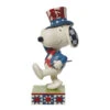 Enesco Jim Shore Peanuts Patriotic Snoopy Marching Figurine, 5.25" 1 Enesco Jim Shore Peanuts Patriotic Snoopy Marching Figurine, 5.25" -Hallmark Jim Shore Peanuts Patriotic Snoopy Marching Figurine 6011949 01