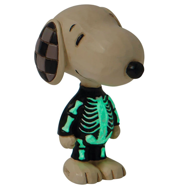 Enesco Jim Shore Peanuts Snoopy Skeleton Mini Figurine, 3.2" 4 Enesco Jim Shore Peanuts Snoopy Skeleton Mini Figurine, 3.2" - Image 2