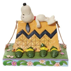 Enesco Jim Shore Peanuts Snoopy And Woodstock Camping Figurine, 6"