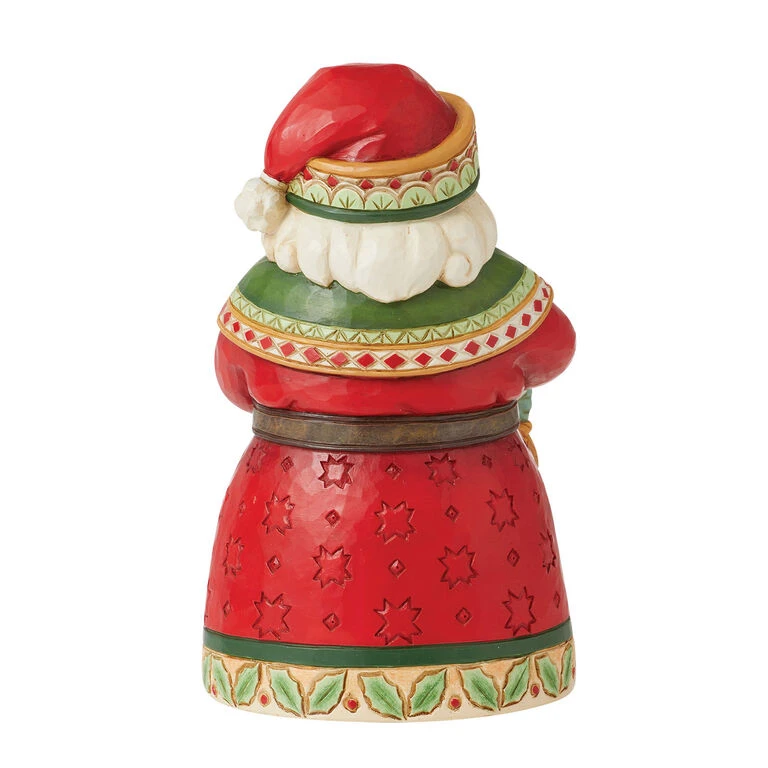 Enesco Jim Shore Pint-Sized Santa With Christmas Cookies Figurine, 5.1" 4 Enesco Jim Shore Pint-Sized Santa With Christmas Cookies Figurine, 5.1" - Image 2
