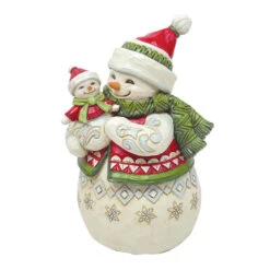 Enesco Jim Shore Pint-Sized Snow Mom And Snow Baby Figurine, 4.9" 7 Enesco Jim Shore Pint-Sized Snow Mom And Snow Baby Figurine, 4.9" -Hallmark Jim Shore PintSized Snow Mom Snow Baby Figurine 6012964 03