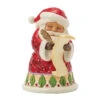 Enesco Jim Shore Heartwood Creek Santa With List Mini Figurine, 3.86"