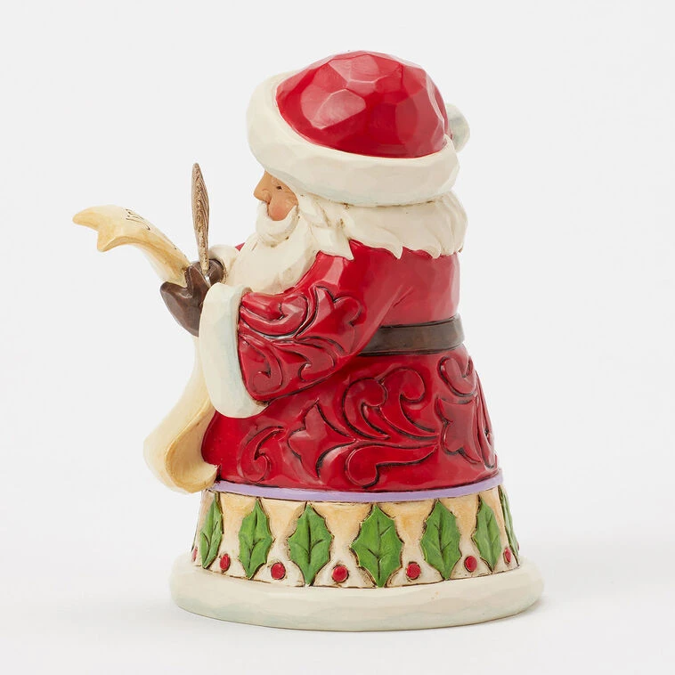 Enesco Jim Shore Heartwood Creek Santa With List Mini Figurine, 3.86" 5 Enesco Jim Shore Heartwood Creek Santa With List Mini Figurine, 3.86" - Image 3