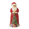 Enesco Jim Shore Santa With Christmas Tree Figurine, 10" 1 Enesco Jim Shore Santa With Christmas Tree Figurine, 10" -Hallmark Jim Shore Santa Christmas Tree Gifts Figurine 6012946 01