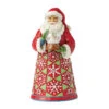 Enesco Jim Shore Heartwood Creek Santa Holding Snow Globe Figurine, 10.6" 2 Enesco Jim Shore Heartwood Creek Santa Holding Snow Globe Figurine, 10.6" -Hallmark Jim Shore Santa Holding a Snow Globe Figurine 6017003 01