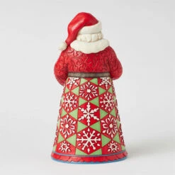 Enesco Jim Shore Heartwood Creek Santa Holding Snow Globe Figurine, 10.6" 5 Enesco Jim Shore Heartwood Creek Santa Holding Snow Globe Figurine, 10.6" -Hallmark Jim Shore Santa Holding a Snow Globe Figurine 6017003 02
