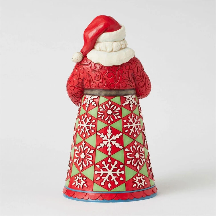 Enesco Jim Shore Heartwood Creek Santa Holding Snow Globe Figurine, 10.6" 4 Enesco Jim Shore Heartwood Creek Santa Holding Snow Globe Figurine, 10.6" - Image 2