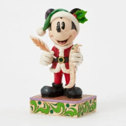 Enesco Jim Shore Disney Santa Mickey Checks His List Figurine, 7.75" 11 Enesco Jim Shore Disney Santa Mickey Checks His List Figurine, 7.75" -Hallmark Jim Shore Santa Mickey Checking His List Figurine 6016890 04