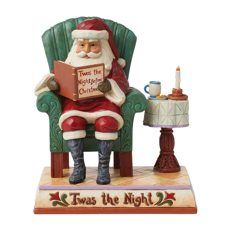 Enesco Jim Shore Santa Twas The Night Figurine, 7.125" 3 Enesco Jim Shore Santa Twas The Night Figurine, 7.125"