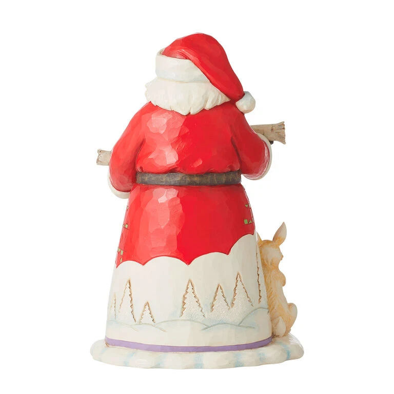 Enesco Jim Shore Santa With Birch Branch And Animals Figurine, 8.5" 4 Enesco Jim Shore Santa With Birch Branch And Animals Figurine, 8.5" - Image 2