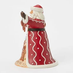 Enesco Jim Shore Heartwood Creek Santa With Gingerbread Garland Figurine, 9.25" 8 Enesco Jim Shore Heartwood Creek Santa With Gingerbread Garland Figurine, 9.25" -Hallmark Jim Shore Santa With Cookie Garland Figurine 6017264 03