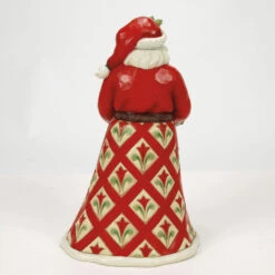 Enesco Jim Shore Heartwood Creek Christmas At The Lodge Santa Figurine, 10" 7 Enesco Jim Shore Heartwood Creek Christmas At The Lodge Santa Figurine, 10" -Hallmark Jim Shore Santa With Lodge Scene Cloak Figurine 6017032 02
