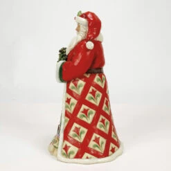 Enesco Jim Shore Heartwood Creek Christmas At The Lodge Santa Figurine, 10" 8 Enesco Jim Shore Heartwood Creek Christmas At The Lodge Santa Figurine, 10" -Hallmark Jim Shore Santa With Lodge Scene Cloak Figurine 6017032 03
