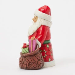 Enesco Jim Shore Heartwood Creek Santa With Bag Of Toys Figurine, 4.88" 8 Enesco Jim Shore Heartwood Creek Santa With Bag Of Toys Figurine, 4.88" -Hallmark Jim Shore Santa With Sack of Presents Figurine 6017296 03