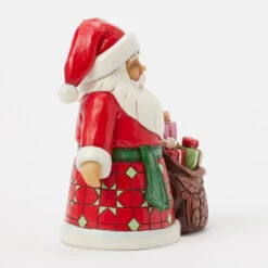 Enesco Jim Shore Heartwood Creek Santa With Bag Of Toys Figurine, 4.88" 9 Enesco Jim Shore Heartwood Creek Santa With Bag Of Toys Figurine, 4.88" -Hallmark Jim Shore Santa With Sack of Presents Figurine 6017296 04