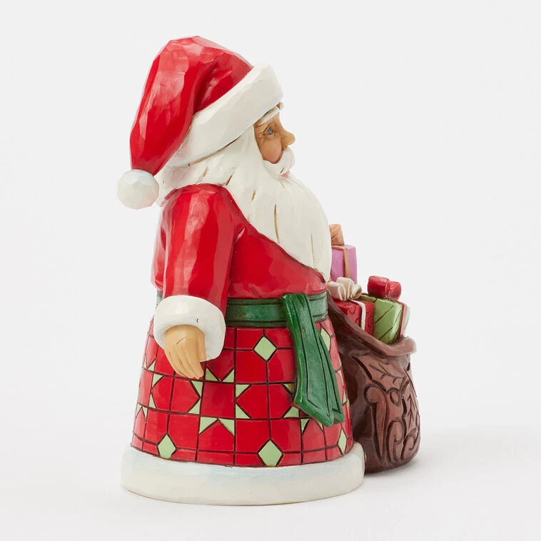 Enesco Jim Shore Heartwood Creek Santa With Bag Of Toys Figurine, 4.88" 6 Enesco Jim Shore Heartwood Creek Santa With Bag Of Toys Figurine, 4.88" - Image 4