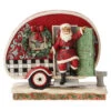 Enesco Jim Shore Highland Glen Santa's Camper Figurine, 6.5"