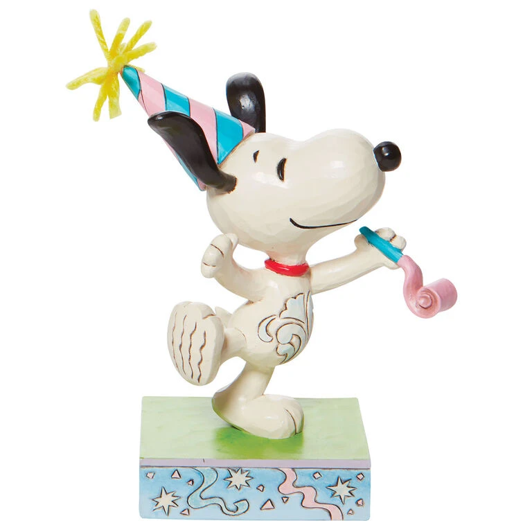 Enesco Jim Shore Peanuts Snoopy Birthday Dance Figurine, 5.25" 3 Enesco Jim Shore Peanuts Snoopy Birthday Dance Figurine, 5.25"
