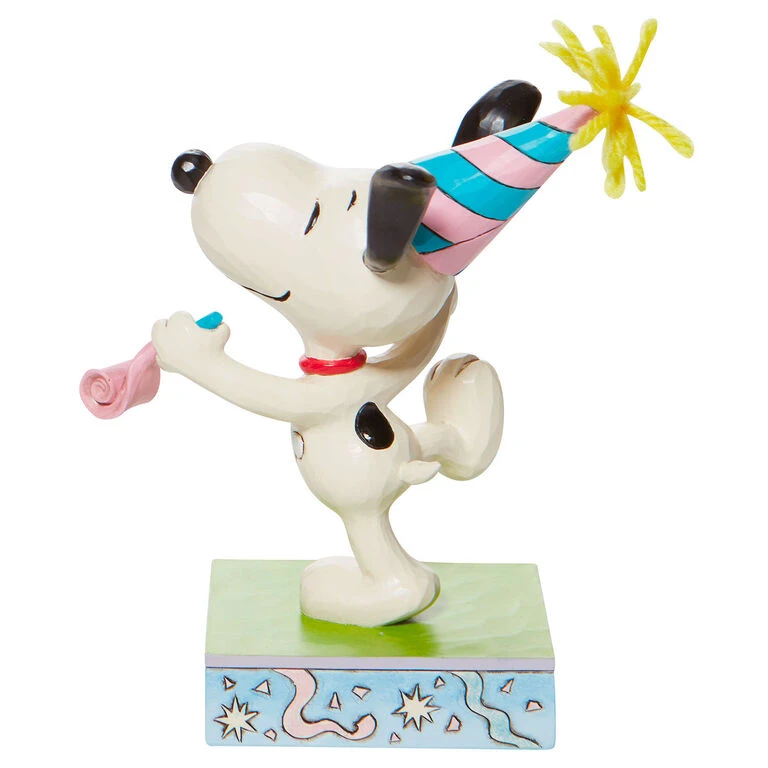 Enesco Jim Shore Peanuts Snoopy Birthday Dance Figurine, 5.25" 4 Enesco Jim Shore Peanuts Snoopy Birthday Dance Figurine, 5.25" - Image 2