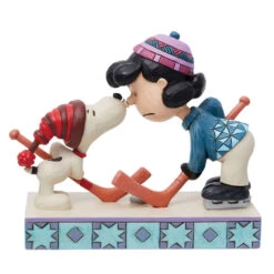Enesco Jim Shore Peanuts Snoopy And Lucy Playing Hockey Figurine, 4.75" 5 Enesco Jim Shore Peanuts Snoopy And Lucy Playing Hockey Figurine, 4.75" -Hallmark Jim Shore Snoopy and Lucy Playing Hockey Figurine 6013041 02