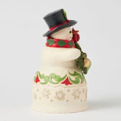 Enesco Jim Shore Heartwood Creek Snowman With Garland And Cardinal Figurine, 8.75" 9 Enesco Jim Shore Heartwood Creek Snowman With Garland And Cardinal Figurine, 8.75" -Hallmark Jim Shore Snowman With Garland and Cardinal Figurine 6017054 04
