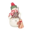 Enesco Jim Shore Heartwood Creek Snowman With Peeking Dog Figurine, 7" 2 Enesco Jim Shore Heartwood Creek Snowman With Peeking Dog Figurine, 7" -Hallmark Jim Shore Snowman With Puppy Figurine 6017014 01