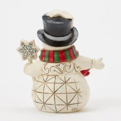 Enesco Jim Shore Heartwood Creek Snowman With Snowflake Cane Mini Figurine, 3.82" 7 Enesco Jim Shore Heartwood Creek Snowman With Snowflake Cane Mini Figurine, 3.82" -Hallmark Jim Shore Snowman With Snowflake Cane Mini Figurine 6017277 02
