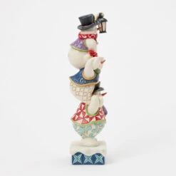 Enesco Jim Shore Heartwood Creek Stacked Snowmen Figurine, 11.5: 9 Enesco Jim Shore Heartwood Creek Stacked Snowmen Figurine, 11.5: -Hallmark Jim Shore Trio of Stacked Snowmen Figurine 6017017 04