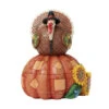 Enesco Jim Shore Turkey Pilgrim On Pumpkin Thanksgiving Figurine, 9.65" H 1 Enesco Jim Shore Turkey Pilgrim On Pumpkin Thanksgiving Figurine, 9.65" H -Hallmark Jim Shore Turkey and Pumpkin Thanksgiving Figurine 6016630 01
