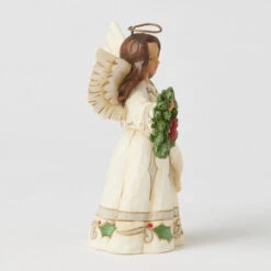 Enesco Jim Shore Woodland Angel With Wreath And Cardinal Figurine, 5.31" 9 Enesco Jim Shore Woodland Angel With Wreath And Cardinal Figurine, 5.31" -Hallmark Jim Shore Woodland Angel With Cardinal Wreath Figurine 6017174 04