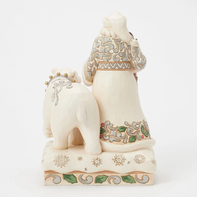 Enesco Jim Shore Woodland Santa With Polar Bear Figurine, 10.24" 4 Enesco Jim Shore Woodland Santa With Polar Bear Figurine, 10.24" - Image 2