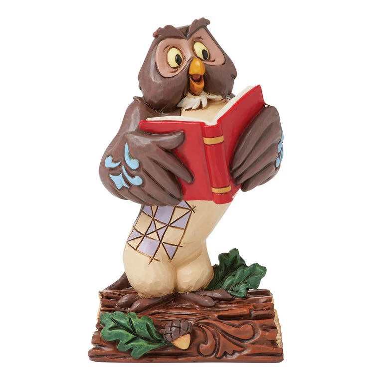 Enesco Jim Shore Disney Winnie The Pooh Owl With Book Mini Figurine, 3.5" 3 Enesco Jim Shore Disney Winnie The Pooh Owl With Book Mini Figurine, 3.5"