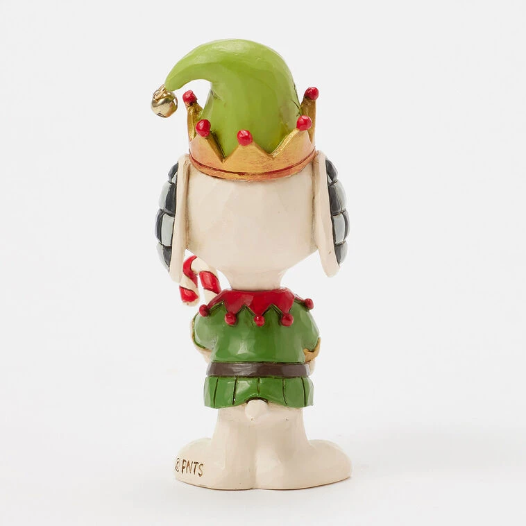 Enesco Jim Shore Peanuts Snoopy Christmas Elf Mini Figurine, 3.75" 4 Enesco Jim Shore Peanuts Snoopy Christmas Elf Mini Figurine, 3.75" - Image 2