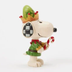 Enesco Jim Shore Peanuts Snoopy Christmas Elf Mini Figurine, 3.75" 13 Enesco Jim Shore Peanuts Snoopy Christmas Elf Mini Figurine, 3.75" -Hallmark Peanuts Snoopy Christmas Elf Figurine 6017239 06