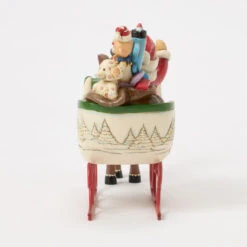 Enesco Jim Shore Rudolph Pulling Santa In Sleigh Figurine, 5" 11 Enesco Jim Shore Rudolph Pulling Santa In Sleigh Figurine, 5" -Hallmark Rudolph the RedNosed Reindeer and Santa Figurine 6017194 05