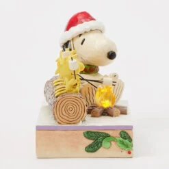 Enesco Jim Shore Peanuts Snoopy And Friends Light-Up Campfire Figurine, 5" -Hallmark Snoopy and Friends Roasting Marshmallows Figurine 6017235 07