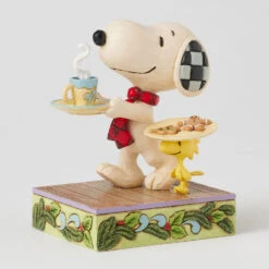 Enesco Jim Shore Peanuts Snoopy And Woodstock Cookies For Santa Figurine, 5" 9 Enesco Jim Shore Peanuts Snoopy And Woodstock Cookies For Santa Figurine, 5" -Hallmark Snoopy and Woodstock Cookies and Cocoa for Santa 6017233 03