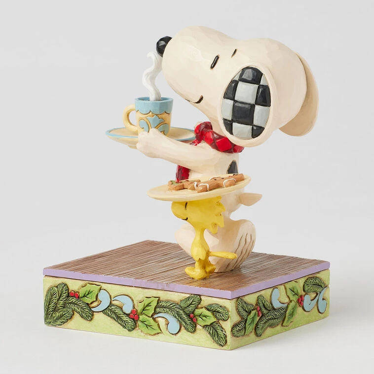 Enesco Jim Shore Peanuts Snoopy And Woodstock Cookies For Santa Figurine, 5" 6 Enesco Jim Shore Peanuts Snoopy And Woodstock Cookies For Santa Figurine, 5" - Image 4