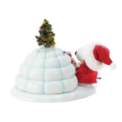 Enesco Peanuts Snoopy With Puffer Igloo Figurine, 7" 8 Enesco Peanuts Snoopy With Puffer Igloo Figurine, 7" -Hallmark Snoopys Puffer Igloo Christmas Figurine 6016485 03