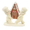 Enesco Snowbabies Carry It Gingerly Figurine, 5.24" 1 Enesco Snowbabies Carry It Gingerly Figurine, 5.24" -Hallmark Snowbabies Carry a Gingerbread House Figurine 6012278 01