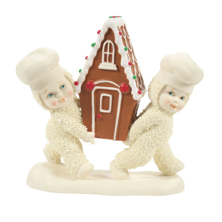 Enesco Snowbabies Carry It Gingerly Figurine, 5.24" 3 Enesco Snowbabies Carry It Gingerly Figurine, 5.24"
