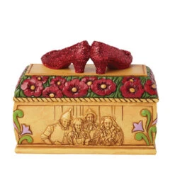 Enesco Jim Shore The Wizard Of Oz Ruby Slippers Trinket Box, 3.5" 7 Enesco Jim Shore The Wizard Of Oz Ruby Slippers Trinket Box, 3.5" -Hallmark Wizard of Oz by Jim Shore Ruby Slippers Trinket Box 6015041 02